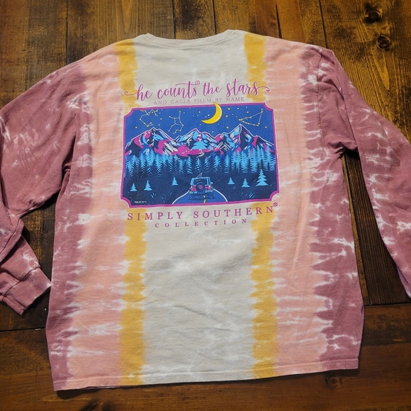 Simply Southern Bible Verse Mountain Jeep Long Sleeve Tee - XL - Picture 11 of 11